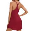 Leikar Sexy Lingerie For Women Chemise Nightgowns V Neck Babydoll Sexy Sleepwear Red view 4