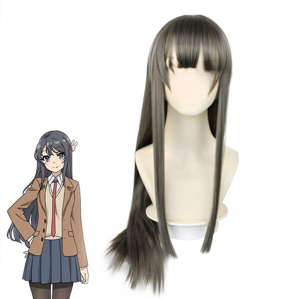 Tongyundacheng Rascal Does Not Dream of Bunny Girl Senpai Sakurajima Mai Cosplay Costume Womens Black One Piece Bodysuit for Halloween Party