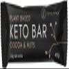 Keto Hana Cocoa & Nuts Bar Keto Diet Vegan Grain Free Dairy Free Plant Based No Refined Sugars Gluten Free 1.7g Net Carbs - 40g a bar view 1