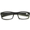 4 Pairs Sports Design Zizo Eyewear Comfortable Stylish Reading Glasses/Plastic Glasses Frame R152 Spectacles (Black/Arms Wine, 2.50 Magnification) view 3