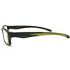 4 Pairs Sports Design Zizo Eyewear Comfortable Stylish Reading Glasses/Plastic Glasses Frame R152 Spectacles (Black/Arms Gold, 2.50 Magnification) view 4