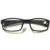 4 Pairs Sports Design Zizo Eyewear Comfortable Stylish Reading Glasses/Plastic Glasses Frame R152 Spectacles (Black/Arms Purple, 1.50 Magnification) view 3