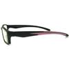 4 Pairs Sports Design Zizo Eyewear Comfortable Stylish Reading Glasses/Plastic Glasses Frame R152 Spectacles (Black/Arms Purple, 1.50 Magnification) view 4