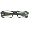 4 Pairs Sports Design Zizo Eyewear Comfortable Stylish Reading Glasses/Plastic Glasses Frame R152 Spectacles (Matte Black, +2.00 Magnification) view 3