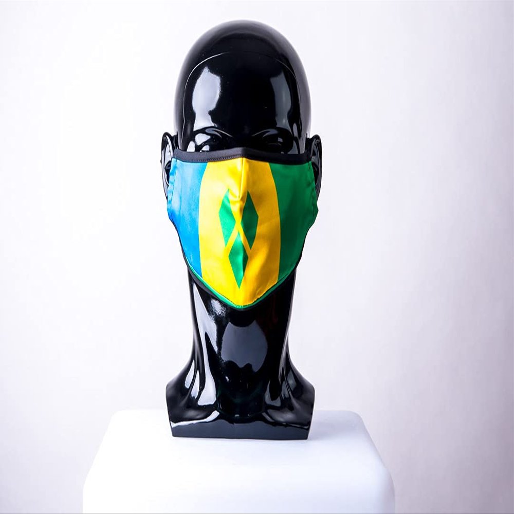 Caribbean Flag, Face Mask (St Vincent)