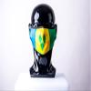 Caribbean Flag, Face Mask (St Vincent) view 1
