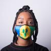 Caribbean Flag, Face Mask (St Vincent) view 2