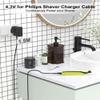 4.3V A00390 Charger Compatible With Philips One Blade MG3720, MG3730, MG5730, MG3740, BT3206, QP2520, QP2620, MG5720, MG3722, BT3208, QG3330 Razor Charging 1.5m Cable(Brush/Light) view 3