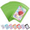 Pack of 100 Smell Proof Mylar Resealable Bags Holographic Packaging Bags Resealable Zipper Bags with Clear Window for Food Storage and view 1