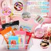 100 Mylar Resealable Bags Odor Resistant Holographic Packaging Bags Resealable Zippered Bags with Window for Food Storage and Storage view 4