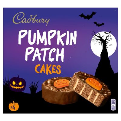 Cadbury Pumpkin Patch Cakes, Pack of 4