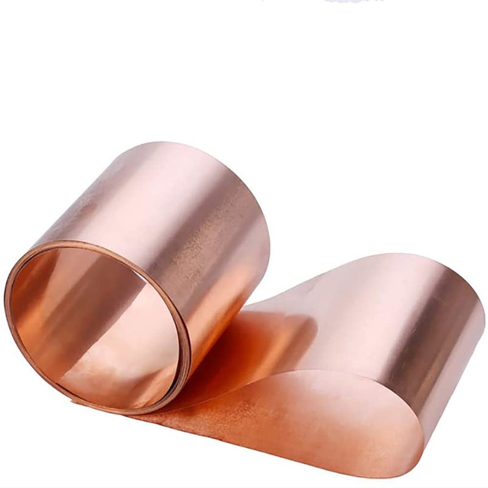 KUUOPLA High Purity Copper Sheet Roll Cu Metal Plate 1000mmx300mm,Thickness: 0.8mm