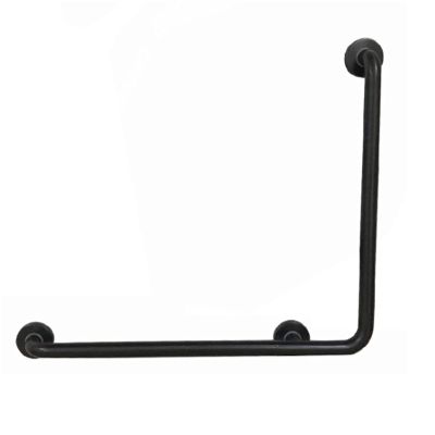 LUOFDCLDDD Shower Safety Grab Bar 24-Inch Barrier-Free Stainless Steel Bathroom Safety Non-Slip L-Shaped Handrails, Bathroom Balance Bar Toilet Grab Bars, Elderly Handicapped Bathtub Shower Handles/6