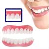 3 Pair False Tooth Replacement Veneers Upper Lower Snap on Cosmetic Teeth Makeover Set for White Beautiful Neat Tooth Dentures view 2