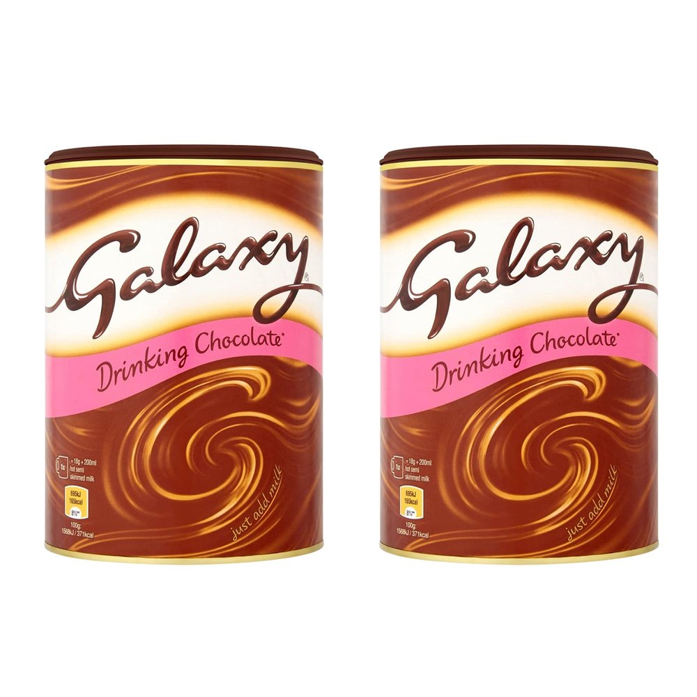 Hot Drinking Chocolate 2 Pack Contains 2 x Galaxy 500g Tubs