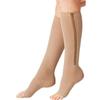 3 Pairs Compression Socks Toeless Medical Zip Sock15-20mmHg Leg Support Woman Man Open Toe Knee view 1