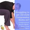 3 Pairs Zipper Medical Compression Socks 15-20 MmHg Graduated Travel, Edema, Diabetics Swelling in Feet Legs view 2