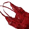 Sexy School Girl Lingerie Ladies Women Lace V-Neck Sexy Lingerie Bodysuit Jumpsuit Nightwear Under Sleeveless Bikini Cover Up-Red_S view 4