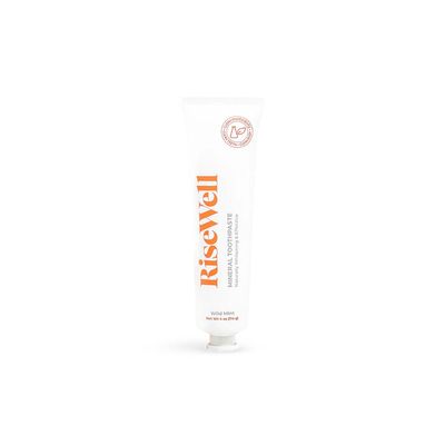 RiseWell Mineral Toothpaste - All Natural Toothpaste with Hydroxyapatite - Made in The USA, No Added Fluoride, SLS-Free - for a Stronger and Healthier Teeth, Wild Mint 4 Oz