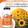 Now Foods, Sunflower Lecithin, 1.200mg, 200 Softgels, Lab-Tested, Gluten Free, Soy Free view 3