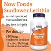 Now Foods, Sunflower Lecithin, 1.200mg, 200 Softgels, Lab-Tested, Gluten Free, Soy Free view 4