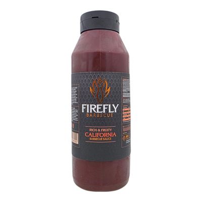 Firefly BBQ California Apple BBQ Sauce - Sweet Flavourful Bliss for Your BBQ (1L)