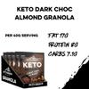 ACTI-SNACK Keto Granola - Dark Chocolate Almond | Grain-Free Granola, Plant Protein Rich in Fibre Iron and Magnesium, Low in Sugar, Vegan Friendly Breakfast (5 x 300g) view 4