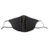 Morton Mulberry Silk - Luxury 100% Mulberry Silk Reusable Face Mask | Breathable Material | Nose Wire | Adjustable Straps | Filter Pocket and 2 Filters | Machine Washable (Black) view 1