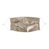 Morton Mulberry Silk - Adults 100% Mulberry Silk Reusable Face Mask | Breathable Material | Double Layered | Adjustable Straps | Acne Prevention | Machine Washable (Champaign/Gold) view 1