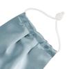 Morton Mulberry Silk - Adults 100% Mulberry Silk Reusable Face Mask | Breathable Material | Double Layered | Adjustable Straps | Acne Prevention | Machine Washable (Lake Blue) view 3