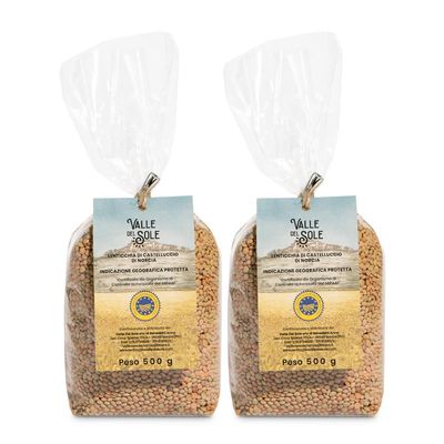 Pure Castelluccio di Norcia PGI lentil without any parasitic treatment - 2x500g