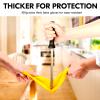 Vgo... Reusable Household Cleaning Gloves,Rubber Dishwashing gloves,Extra Thickness,Long Sleeves,Kitchen Cleaning/Working/Painting/Gardening/Pet Care(HH4601, Yellow, L, 1Pair) view 4