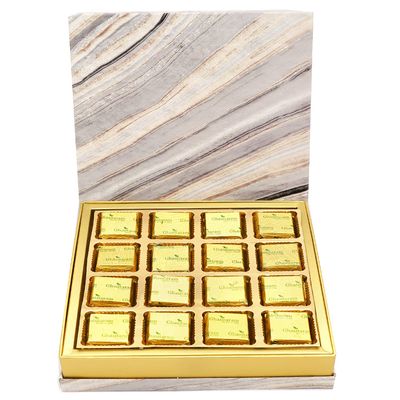 Ghasitaram Gifts Diwali Gifts Marble Box of Mixed Nuts Chocolate