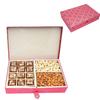 Ghasitaram Gifts Diwali Gifts Red 4 Part of Sugarfree Bites Bits, Almonds and Cashews view 1