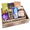 Jaiccha Ghasitaram Diwali Gifts Set of 2 Wooden Serving Trays of 10 Goodies view 1