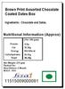 Ghasitaram Gifts Diwali Gifts Brown Print Assorted Chocolate Coated Dates Box view 2