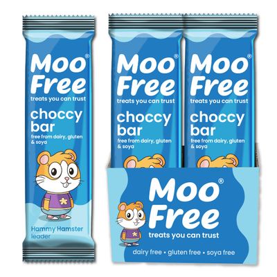 20 x Moo Free Dairy Free & Vegan Milk Chocolate Bars (20g)