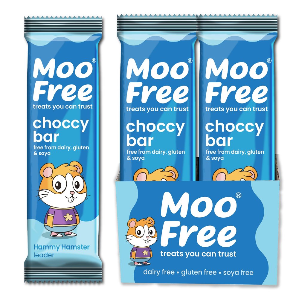 20 x Moo Free Dairy Free & Vegan Milk Chocolate Bars (20g)