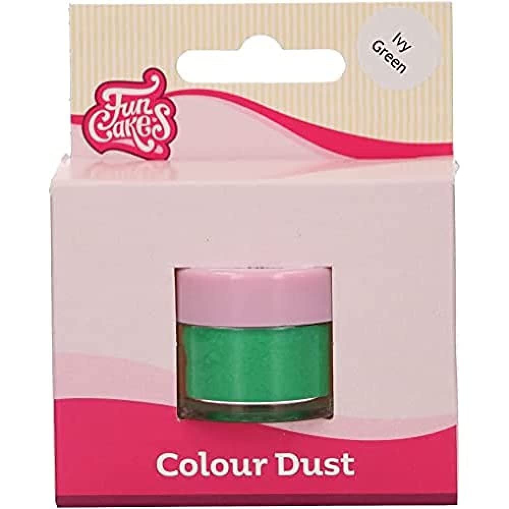 FunCakes Colour Dust Ivy Green: Colouring powder for Food, For Cake Decoration, Halal certified