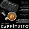 Cafftutto 100 NERO Italian Nespresso Compatible Coffee Pods - Roasted in Italy, Neopolitan Style, Dark, Intense & Strong - (100 Caffetutto Gourmet Aluminium Nespresso Coffee Capsules) view 3