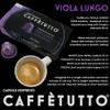 Cafftutto 100 VIOLA LUNGO Italian Nespresso Compatible Coffee Pods - Roasted in Italy, Dark Chocolate & Brown Sugar (100 Caffetutto Gourmet Aluminium Nespresso Coffee Capsules) view 3
