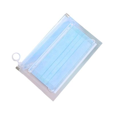 WE-HYTRE Mask Storage Bag Anti Dust Disposable Face Masks Save Bag Holder Keeper Pouch Portable Waterproof Zipper Pocket face mask pouch holder