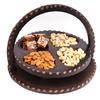 Ghasitaram Gifts Diwali Gifts Foldable Basket of Cashews, Almonds, Pistachios, Sugarfree Bites view 1