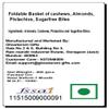 Ghasitaram Gifts Diwali Gifts Foldable Basket of Cashews, Almonds, Pistachios, Sugarfree Bites view 4