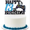 Happy 13th Birthday Video Game Cake Topper - Level 13 Unlocked Awesome 2008 Boy's Birthday Cake Topper - Video Game 13th Birthday Cake Decorations view 1