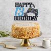 Happy 13th Birthday Video Game Cake Topper - Level 13 Unlocked Awesome 2008 Boy's Birthday Cake Topper - Video Game 13th Birthday Cake Decorations view 3