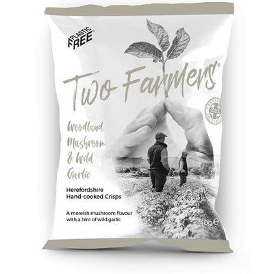 6 x Two Farmers Woodland Mushroom and Wild Garlic Crisps 150g