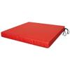 Portable Seat Cushion Orthopedic Memory Foam Coccyx Lower Seat Cushion for Office Car Seats Back Pain Relief Cushion Great Office Chair Cushion (18'' X 4'' (40.64 x 45.7 X 10 cm, RED) view 2