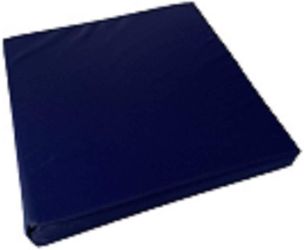 Portable Seat Cushion Orthopedic Memory Foam Coccyx Lower Seat Cushion for Office Car Seats Back Pain Relief Cushion Great Office Chair Cushion (18'' X 4'' (40.64 x 45.7 X 10 cm, Navy Blue)