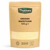 Organic Maize Flour 500g - 100% Pure & Natural Flour - No Additives, No Preservatives - Vegan, Non-GMO, Certified Organic - Great for Baking, Cooking - Thames Organic view 1